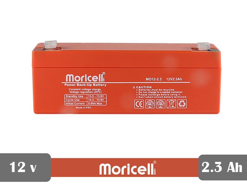 باطری سیلد اسید 12 ولت 2.3 آمپر moricell