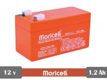 battery Sealed lead acid 12v 1.2Ah moricell