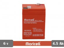 باتری سیلد اسید 6 ولت 4.5 آمپر moricell